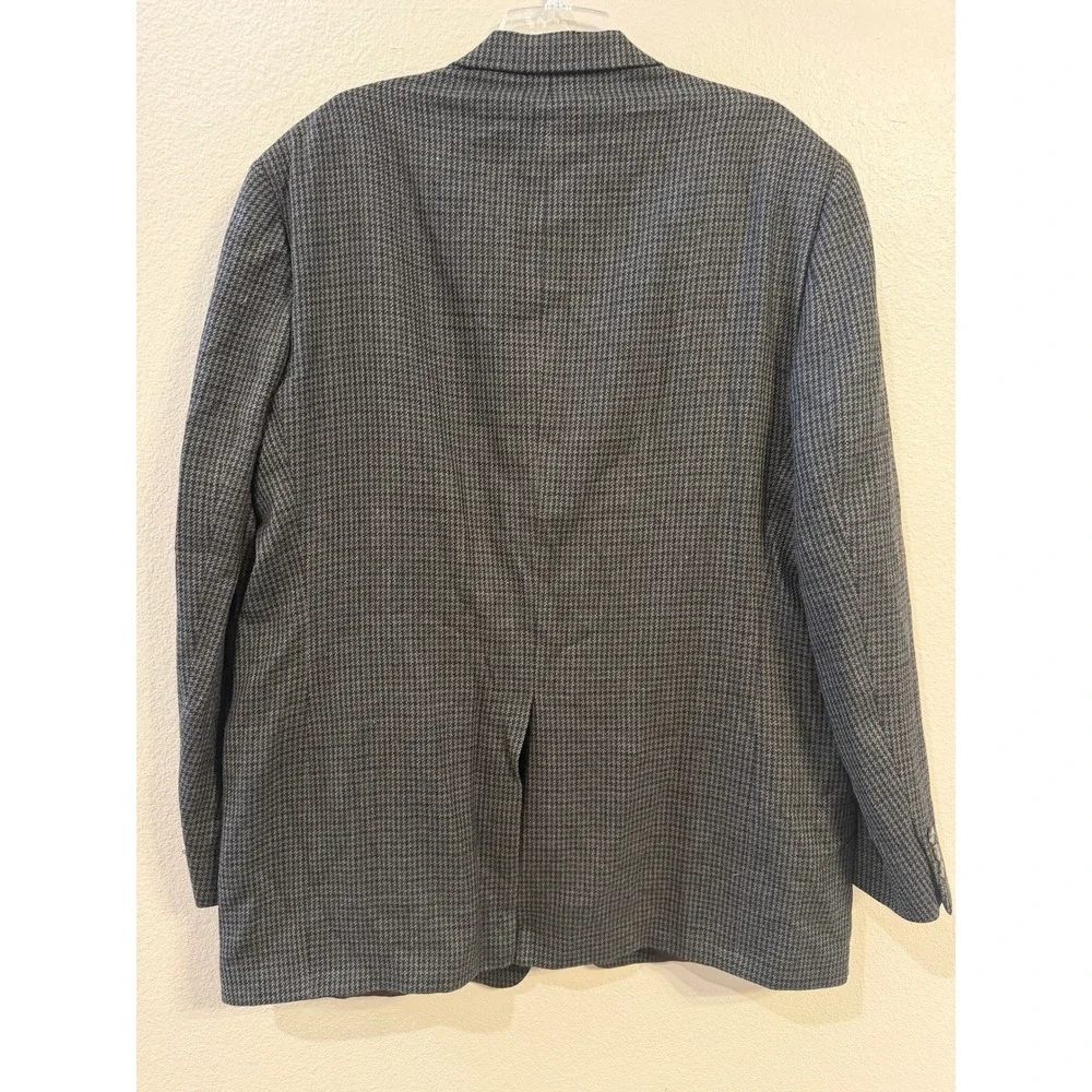 Austin Reed London for Dillards Mens 48L Grey Houndstooth 3-Button Sport Coat